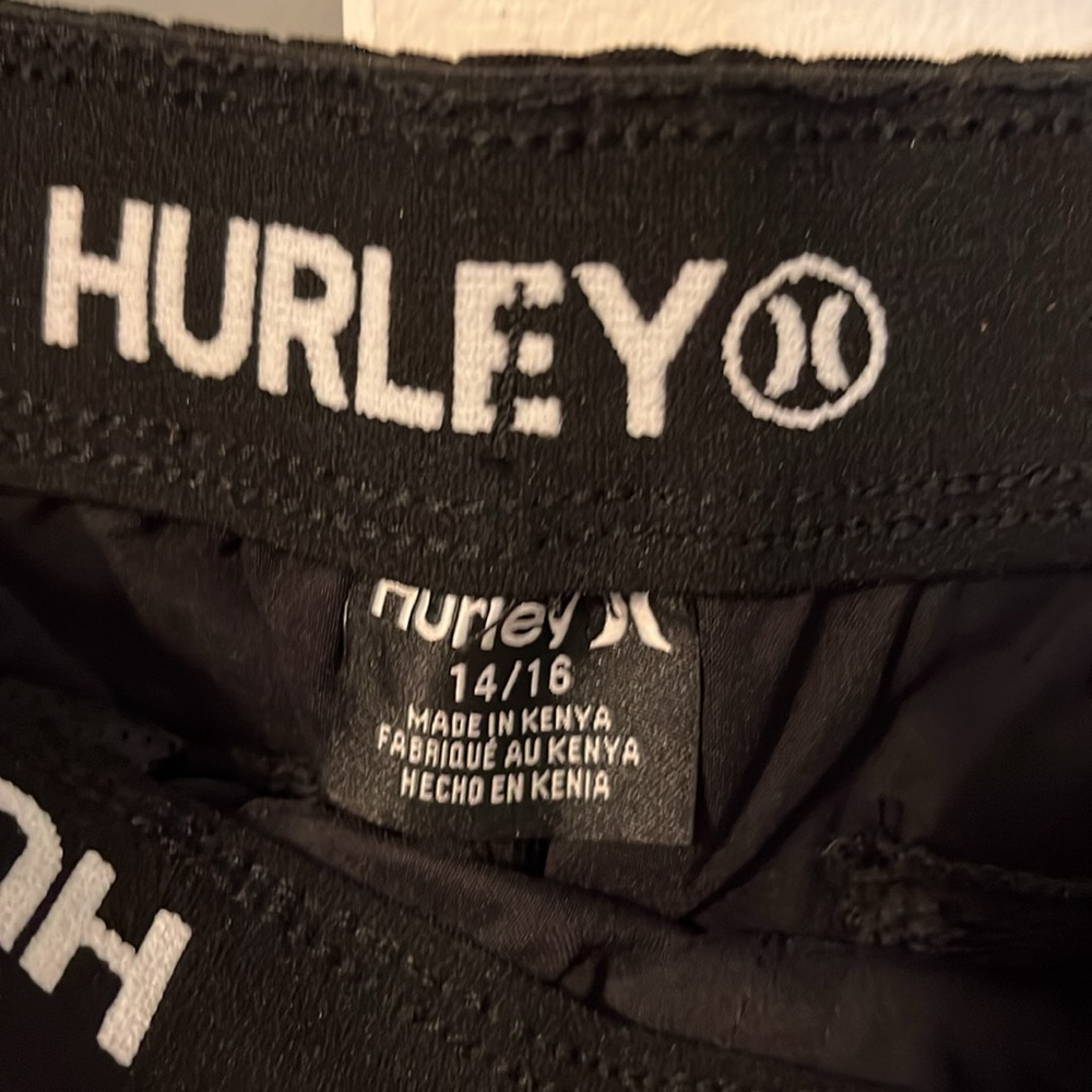 NWT‎ Hurley Youth Performance Jogger Black Size 14/16 - Picture 2 of 9
